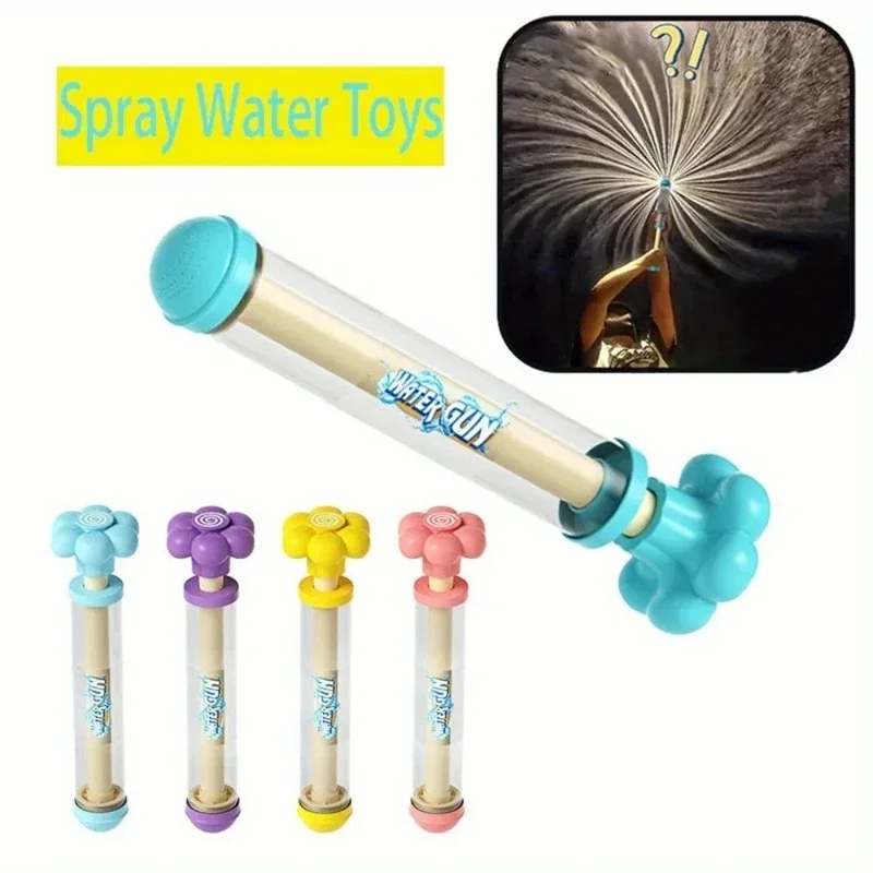 Pusher Type Fun Water Jet Spray Toy Water Outdoor Rafting Summer Swimming Pool Water Fight Water Gun Kids Toys