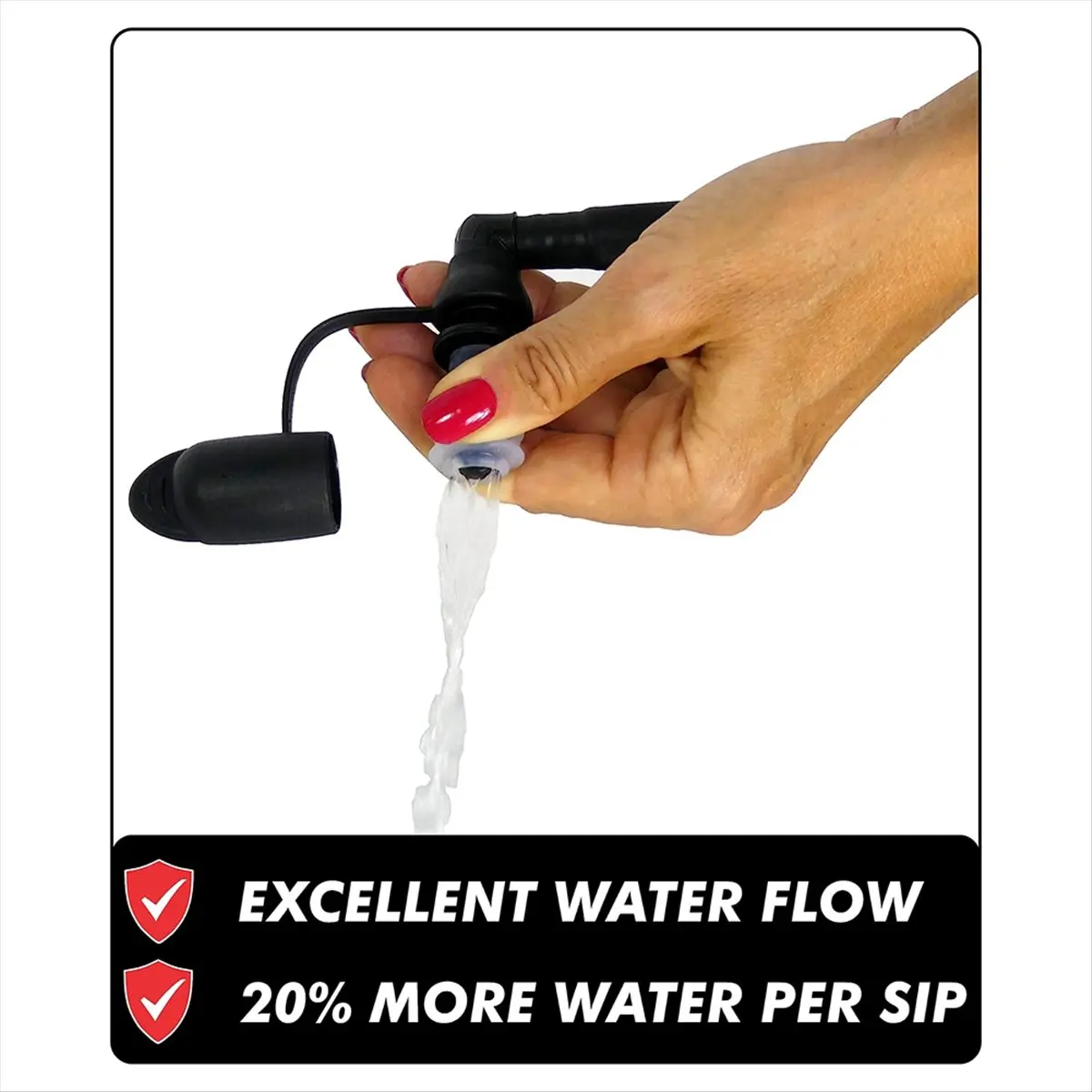 T34C 90 Degree Bite Valve Replacement for Hydration Packs Silicone Nozzle Mouthpiece for Water Bladders