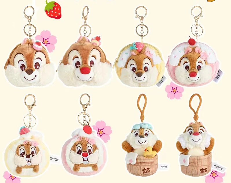 Disney Chip 'n' Dale peluche bambole Sakura ciondolo casa portamonete modelli accessori giocattoli dei cartoni animati regali per bambini