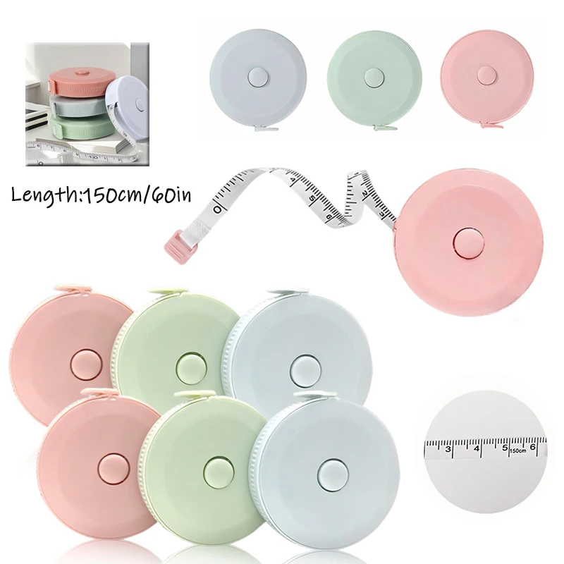 

1.5m Portable Soft Tape Measure Body Sewing Ruler For Weight Loss Medical Body Measurement Tailor Craft Measure Clothes Waist