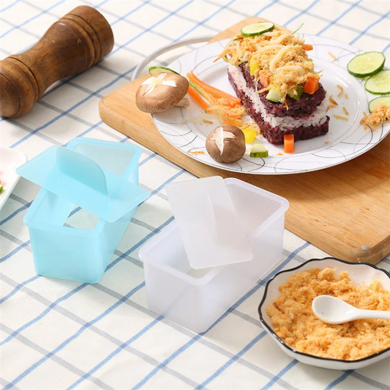 Sushi Mold Square Sushi Mold Making Multi-Layer Rice Balls Mold DIY Japanese-Style Children'S Complementary Food Lunch Box Tools