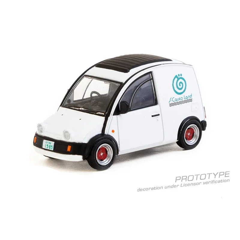TW متوفر 1:64 Nissan S Cargo White مجموعة الباب الخلفي القابل للفتح ألعاب Diecast نموذج سيارة Tarmac Works