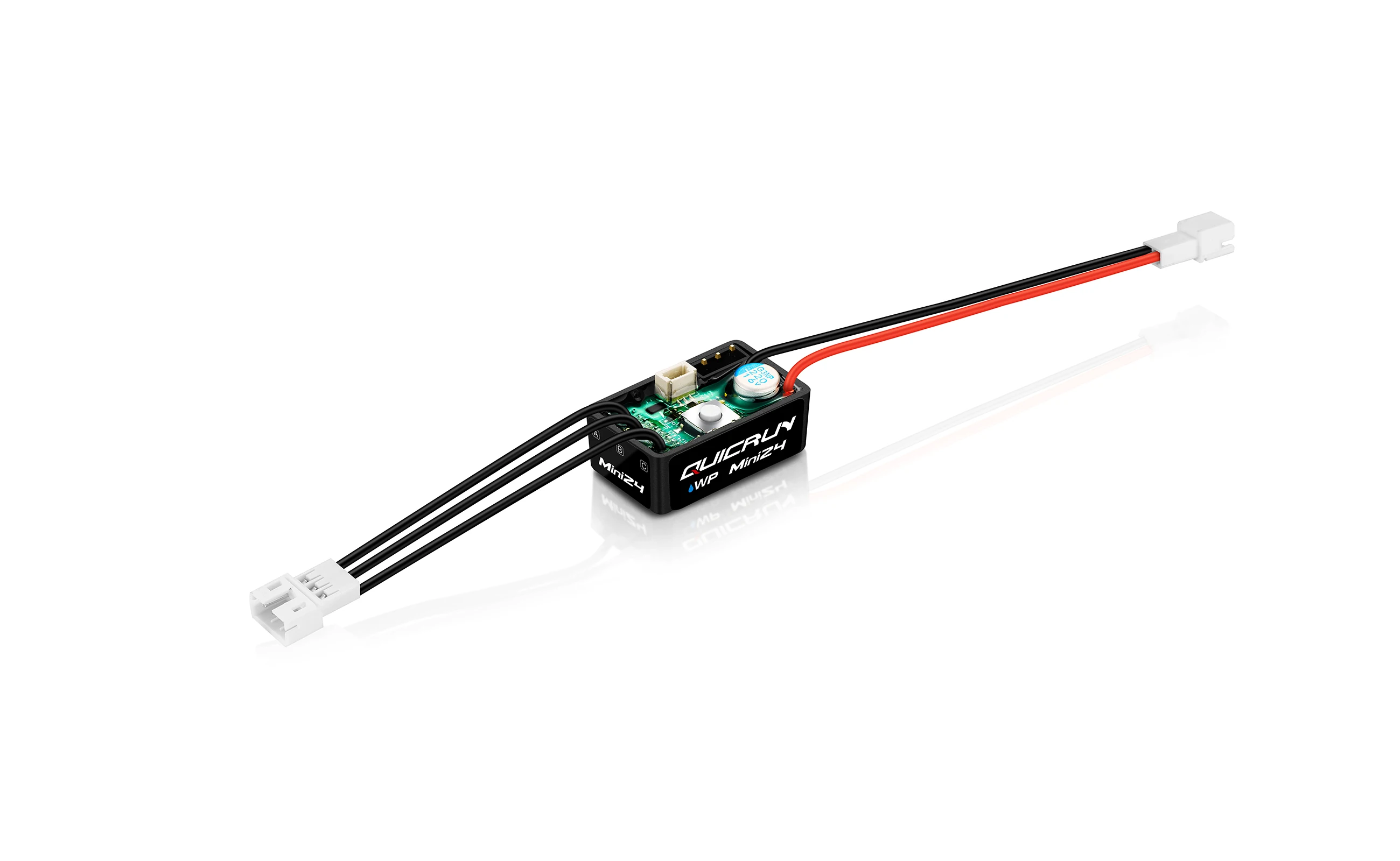Hobbywing QuicRun WP Mini24 ESC 25A 2-3S garnitur dla 1/24 1/18 1/16 gąsienica RC SCX24 AX24 TRX4M FCX24 FCX18