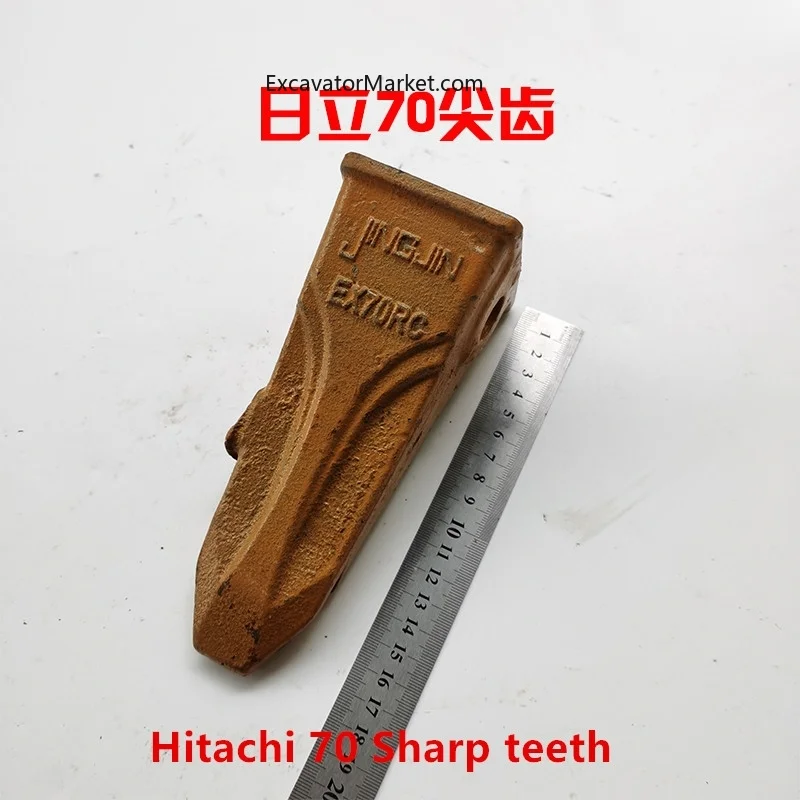 For HITACHI bucket teeth wear-resistant mine rock forging bucket teeth younga teeth pin tooth root parts For excavator