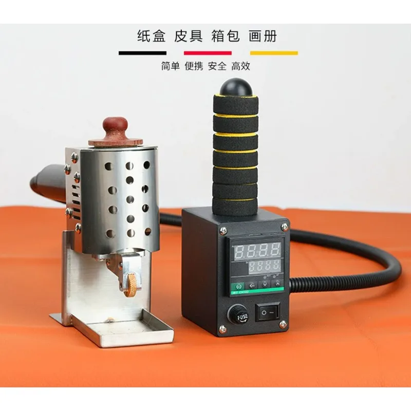 Hand Push Roller Coating Machine Portable Leather Bag Passing Machine Brushing Loading