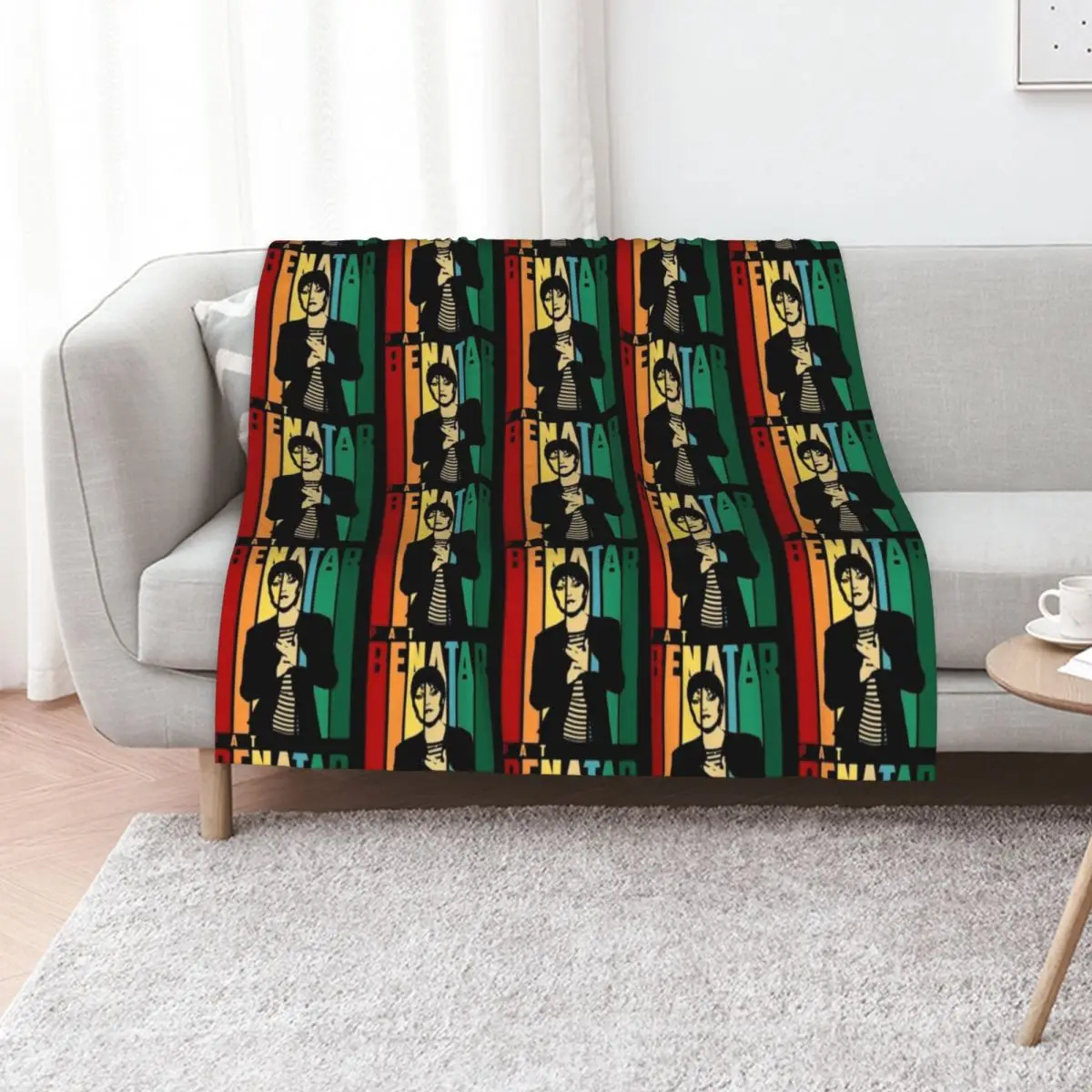 Pat Benatar Throw Blanket Soft Big Thin warm for winter Nap blankets ands cosplay anime Blankets