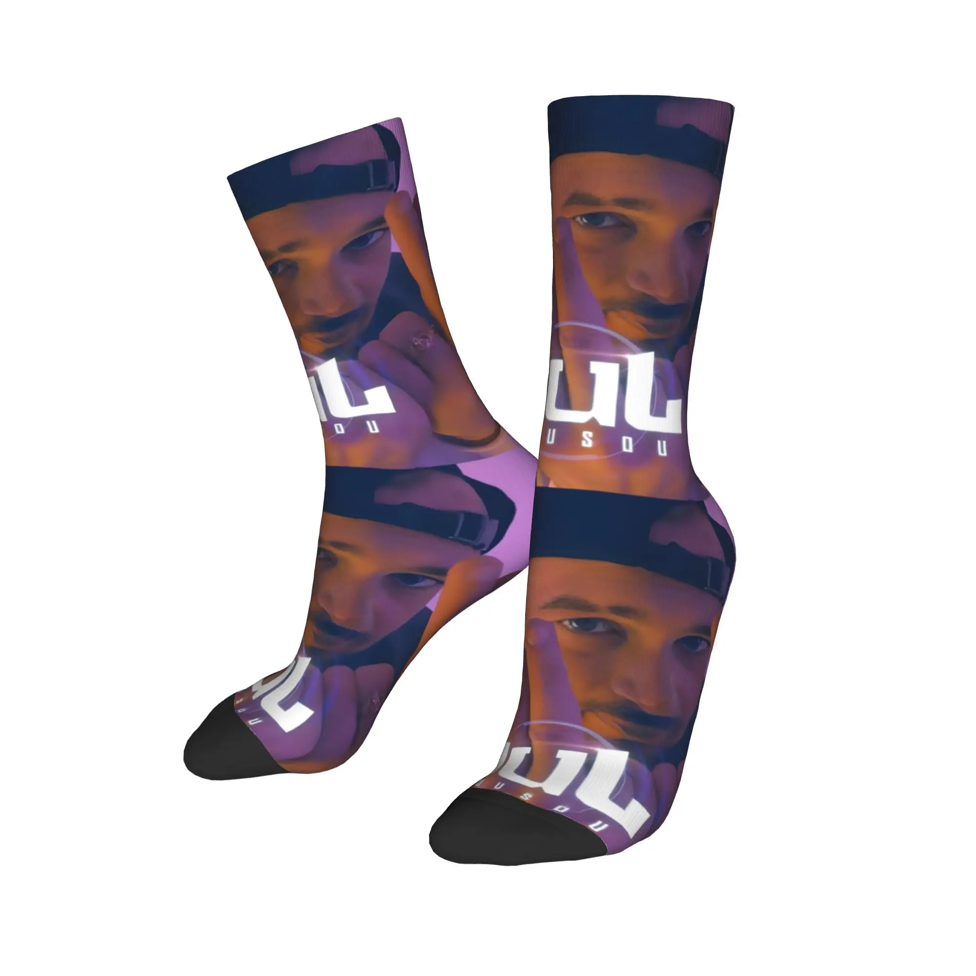 

Custom JuL Rap Music Men's Crew Socks Unisex Cute 3D Printed Dress Socks