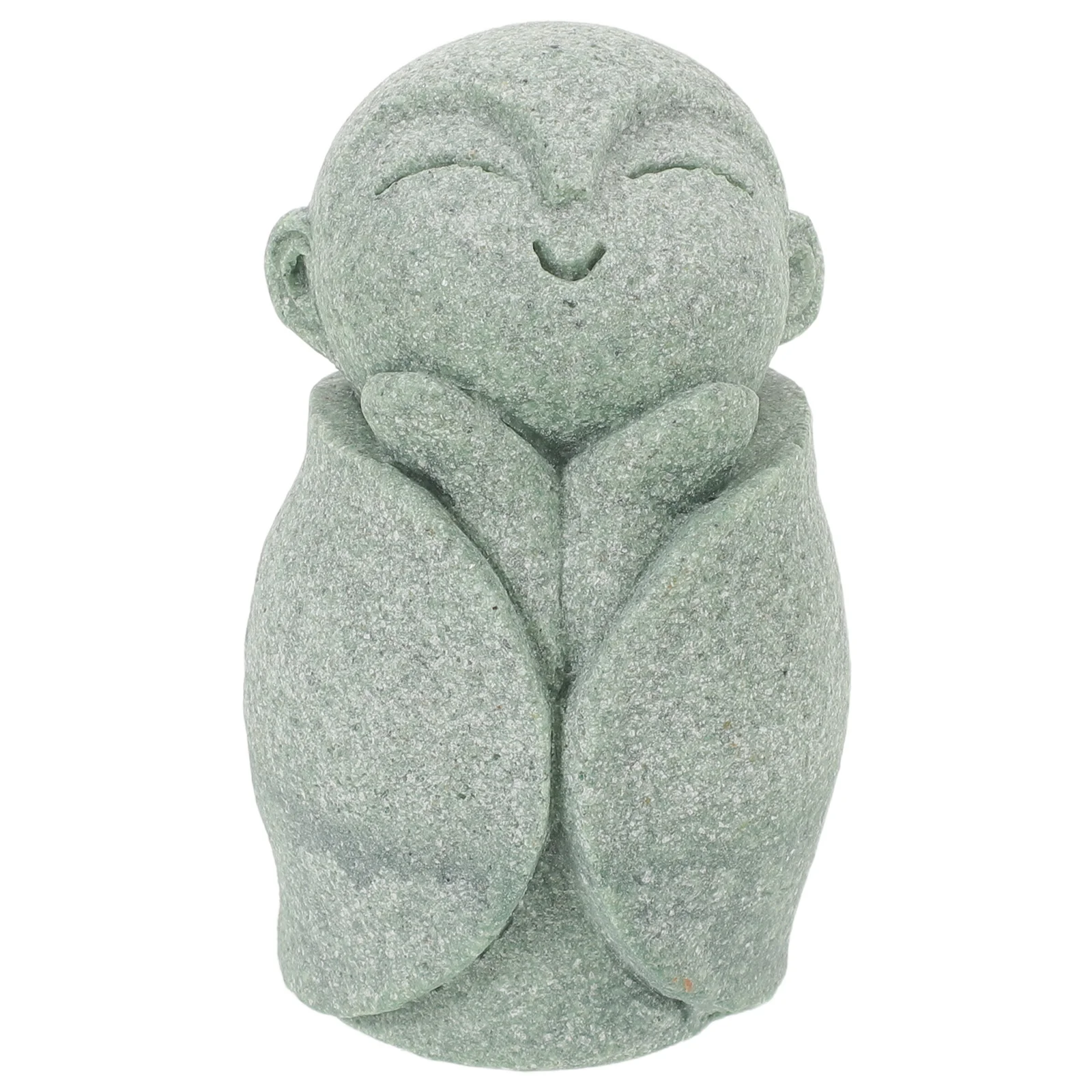 

Mini Zen Monk Buddha Sandstone Ornaments for Aquarium Fish Tank Bonsai Landscape Decor Japanese Miniature Ornaments