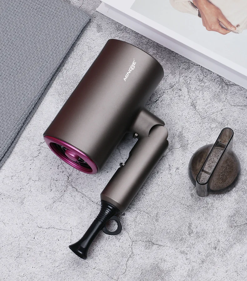 EU/UK/US New Product Hair Dryer Eu/Us Plug-In Foldable High-Speed Strong Negative Ion Household Hair Salon Portable Hair Dryer