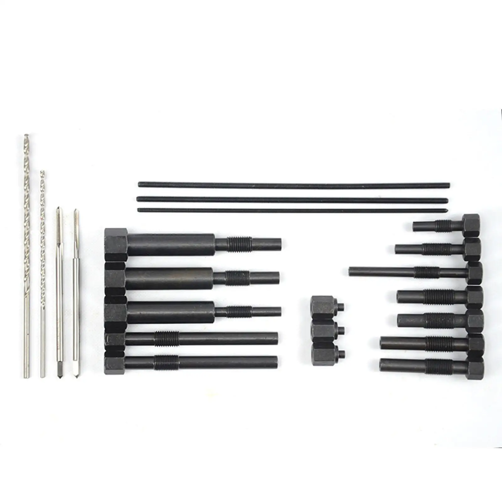 22Pcs/set Preheating Plugs Disassembly Tool Car Breakage Preheating Plug Electrode Thread Repair Tool For Auto Repair