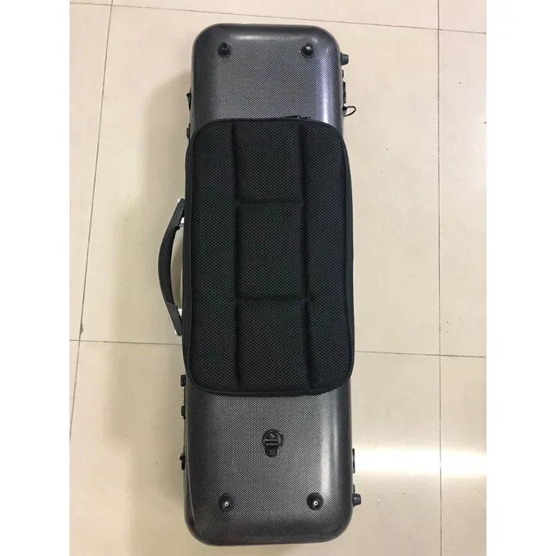 Violin case, with lock, music bag, black and white dot PC case, hard case.