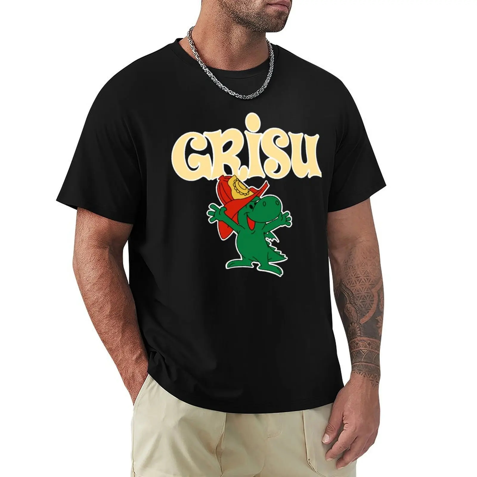 

Grisu der kleine Drache T-Shirt vintage clothes designer shirts mens t shirts top quality