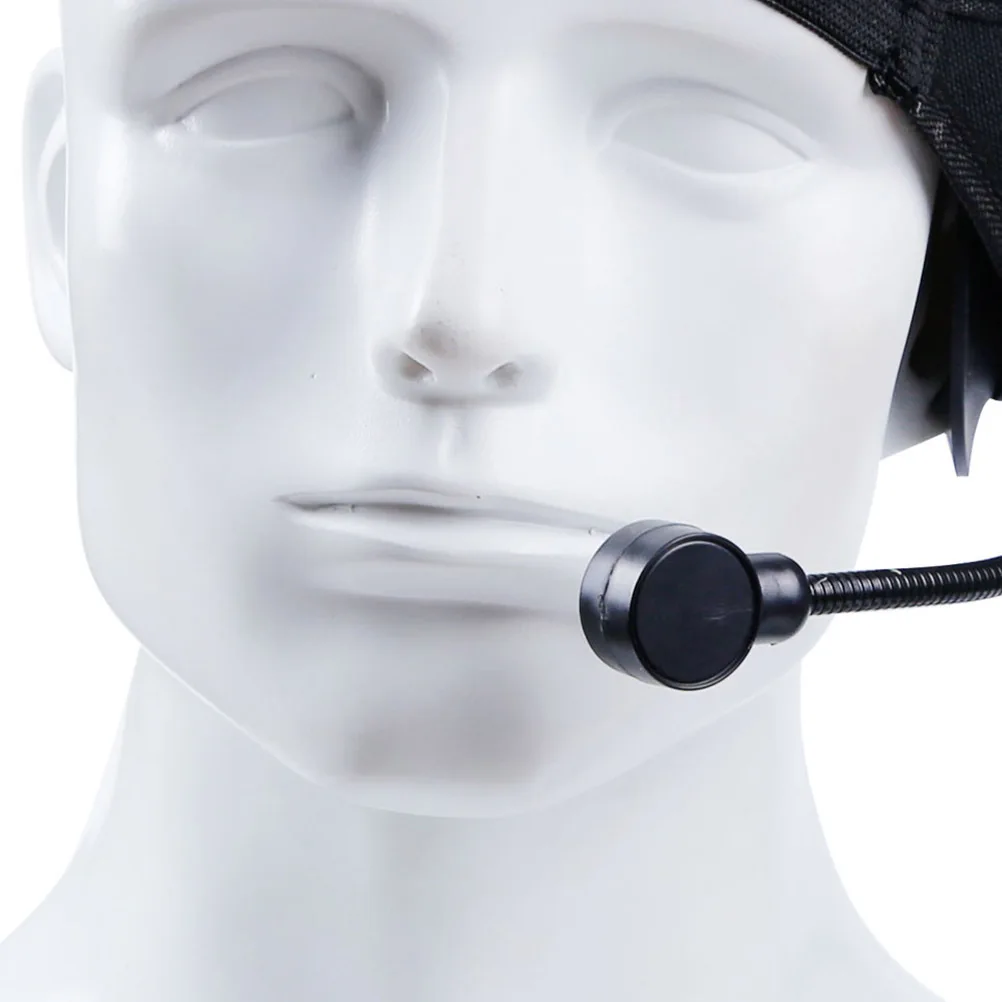 Tactical Round Headset Adjustable Size Black Noise Cancelling Ear Muff Protective Headphone for Shooting Hunting Construction