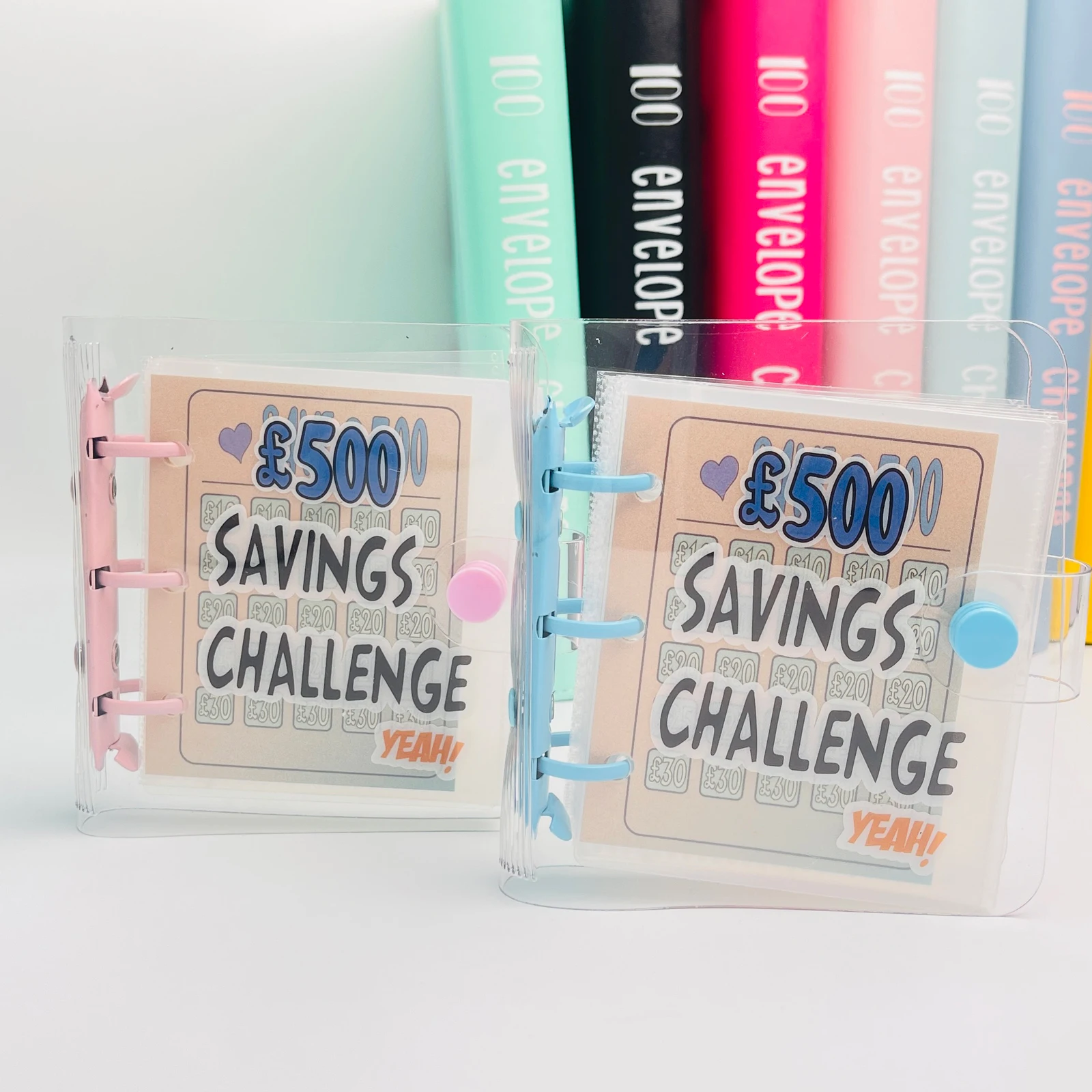 ￡1000 GBP Savings Challenge Binder, Money Saving Binder, Savings Challenges Book With Envelopes, Envelope Savings Challenge