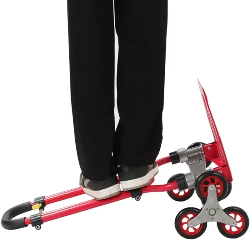 1pc Steady-state Luggage Cart Folding Climbing Portable Lever Trolley Pulling Goods Shopping Shopping Small Pull Cart Small Trai