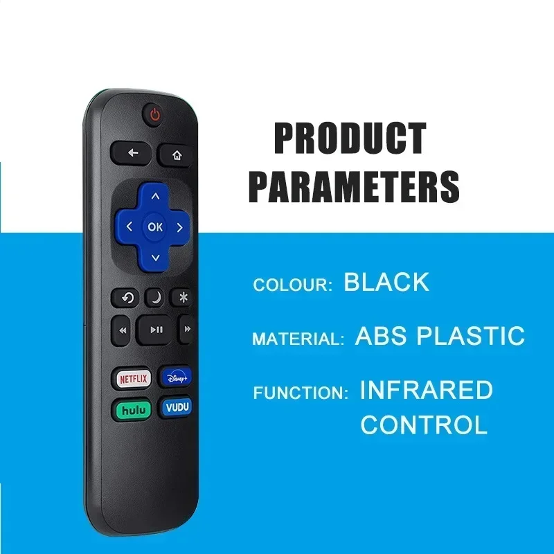 

YP IR Replacement Is Compatible Remote Control with Hisense/TCL/Sharp/RCA/Westinghouse and Smart Home All Onn Roku TV Models