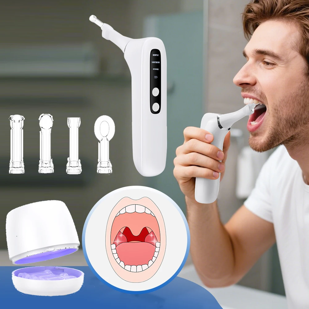 

Электрический вакуумный набор для удаления камней с ультрафиолетовой дезинфекцией, ящик для хранения, светодиодный светильник, 4 насадки для всасывания, очиститель для камней, тоже для удаления