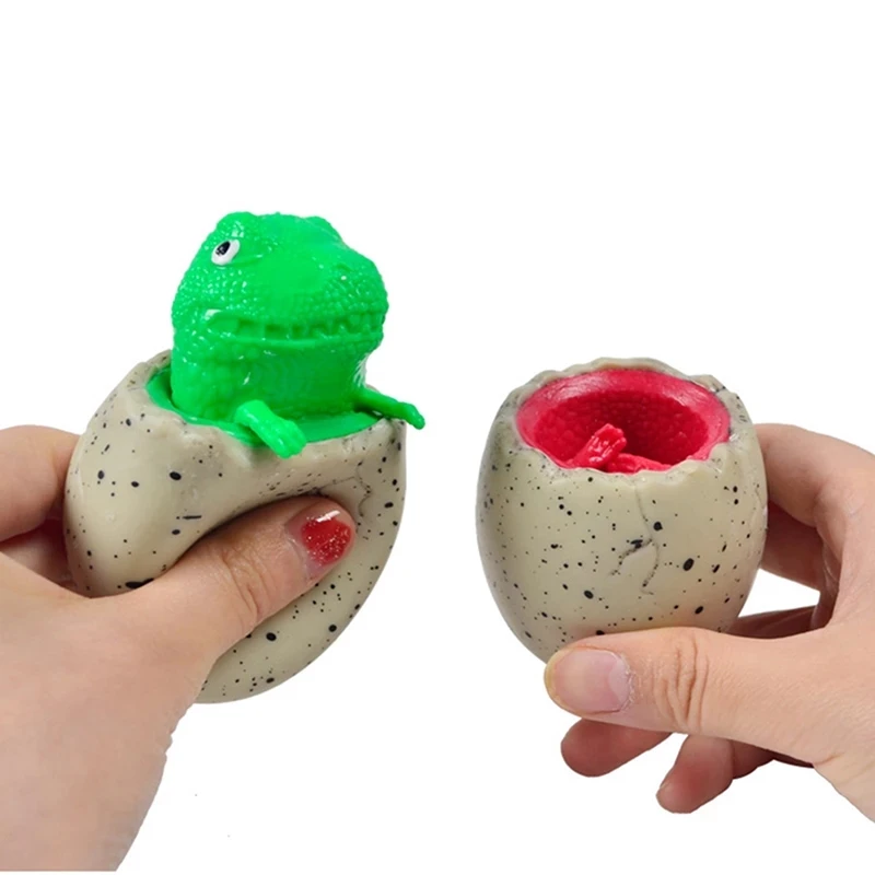 Cute Animal Dinosaur Squeeze Vent Dinosaur Cup Decompression Toy Dragon Egg Stake Toys Gift for Friends Spoofing Funny Toys