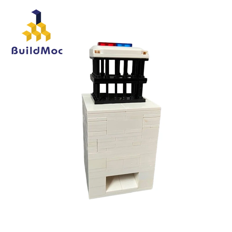 

Buildmoc Creative Ideas Prison Decrypt Box MOC Set Building Blocks Kits Toys for Children Kids Gifts Educational Toy 221PCS