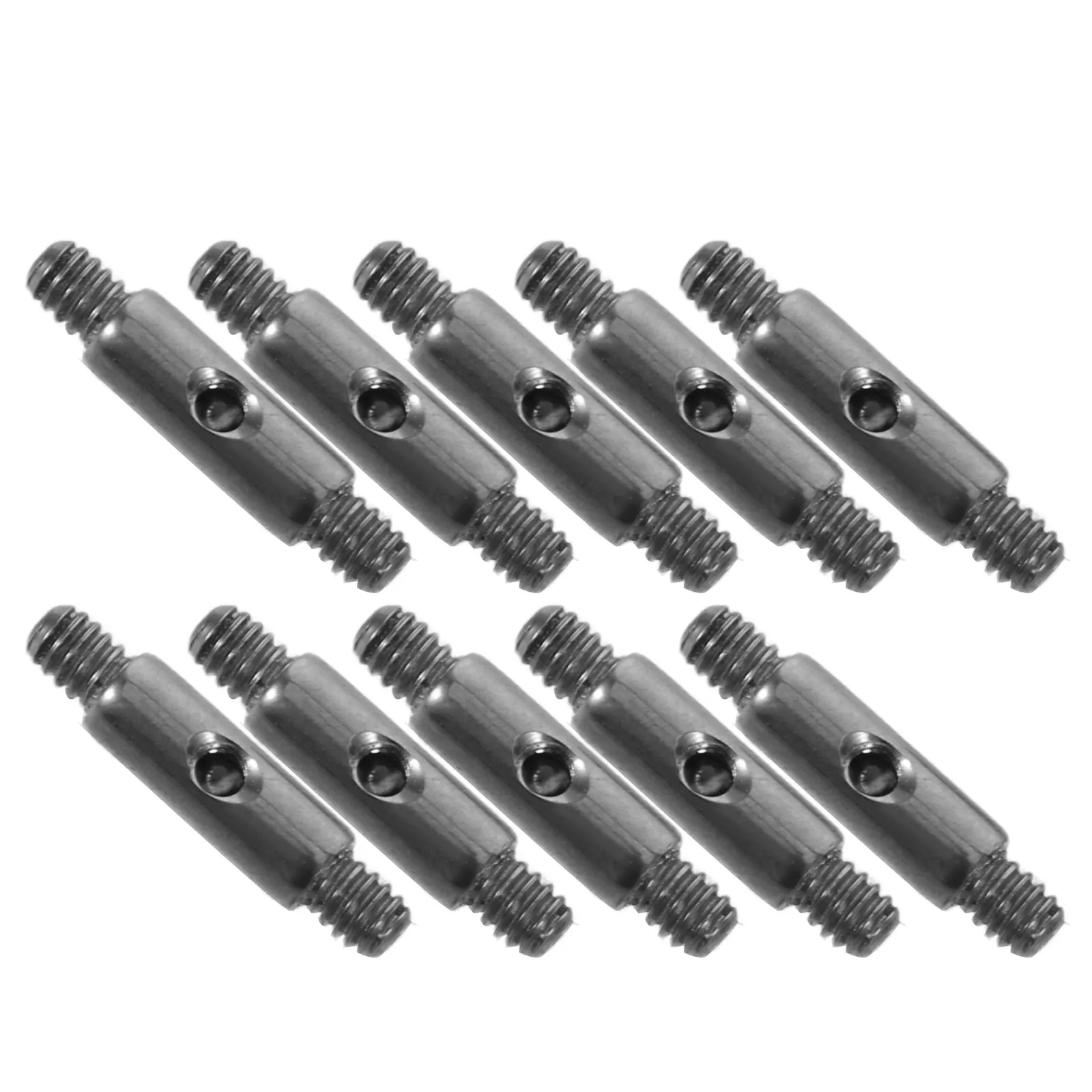 10Pcs Titanium Ear Bridge Piercing Bar 14G Internally Threaded Straight Rod Body Jewelry Connector Bar for Sensitive Skin Daily