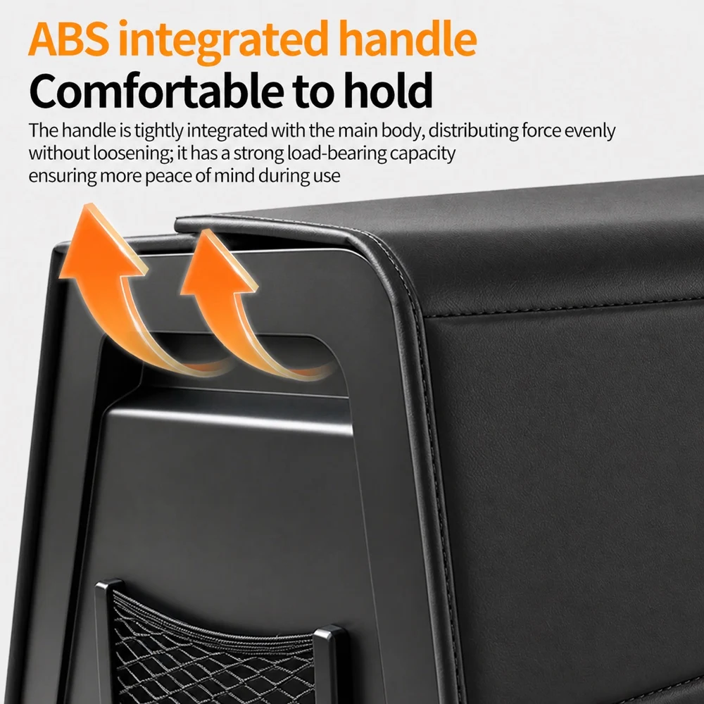 Nappa Leather Rear Trunk Storage Box For Tesla Model 3 Highland 2017-2026 Y Juniper/YL Magnetic Lid Car Organizer Accessories