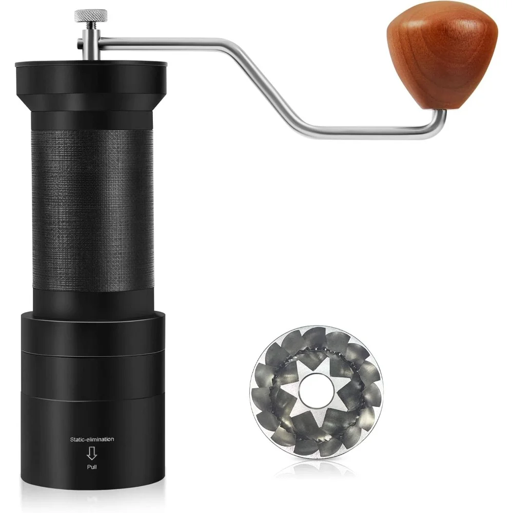 

Coffee Grinder, Manual Grinder, Stainless Steel Conical Burr, Adjustable Coffee Grinder, Coffee Bean Grinder