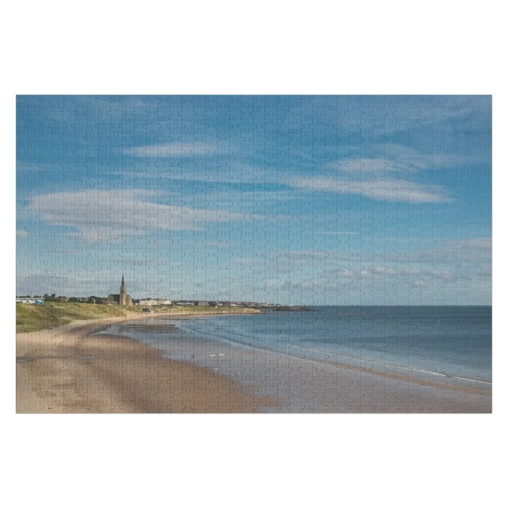 Tynemouth Long Sands Jigsaw Puzzle Anime With Photo Works Of Art Personalized Child Gift Puzzle