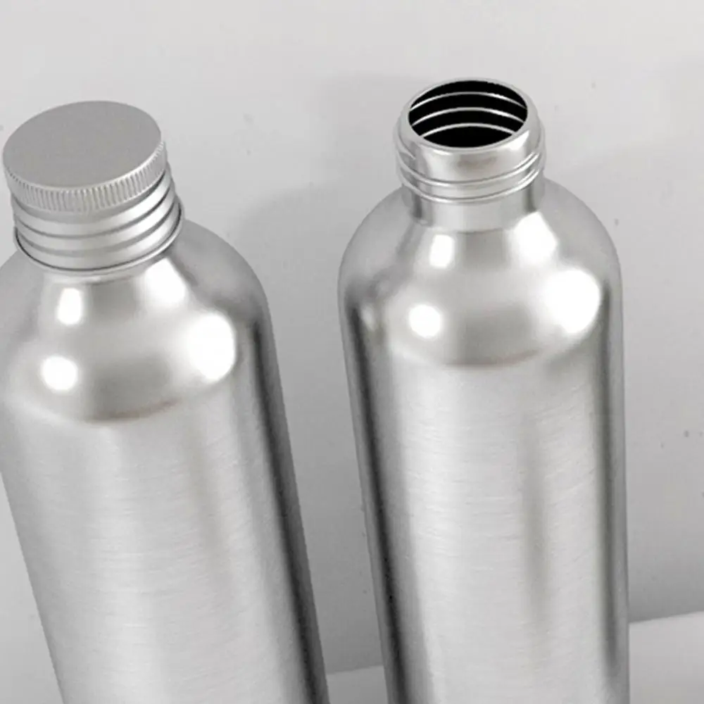 150ML Aluminum Bottle Liquid Storage Makeup Lotion Container Cosmetics Travel Alcochol Empty Refillable Bottle Water Bottle