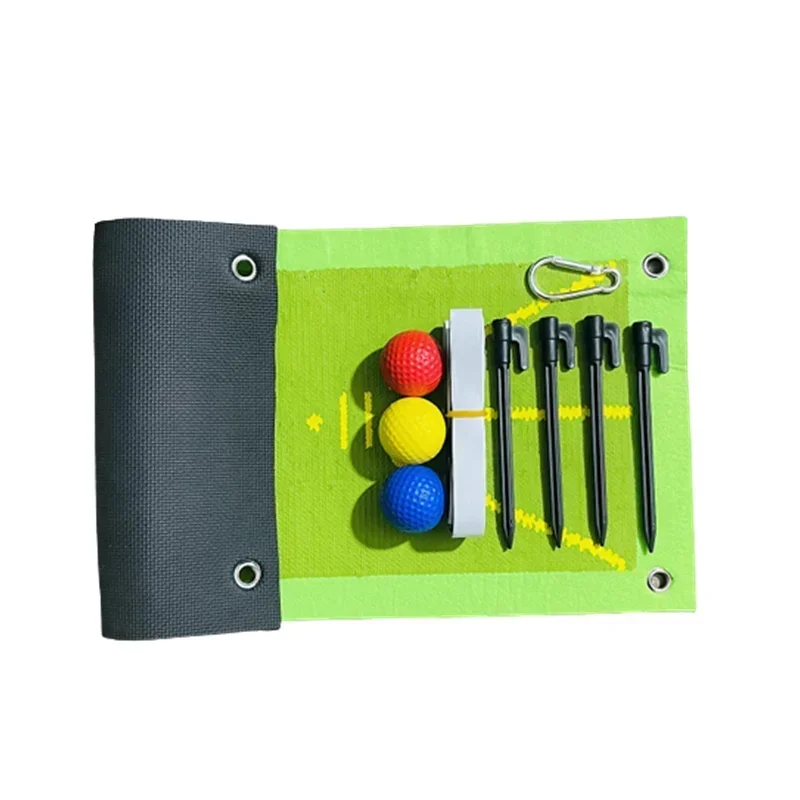 Golf Training Anfänger Zubehör für Swing Erkennung Batting Ball Directional Path Pads Praxis Pads Werkzeug Training Aids Matte – Detail 4