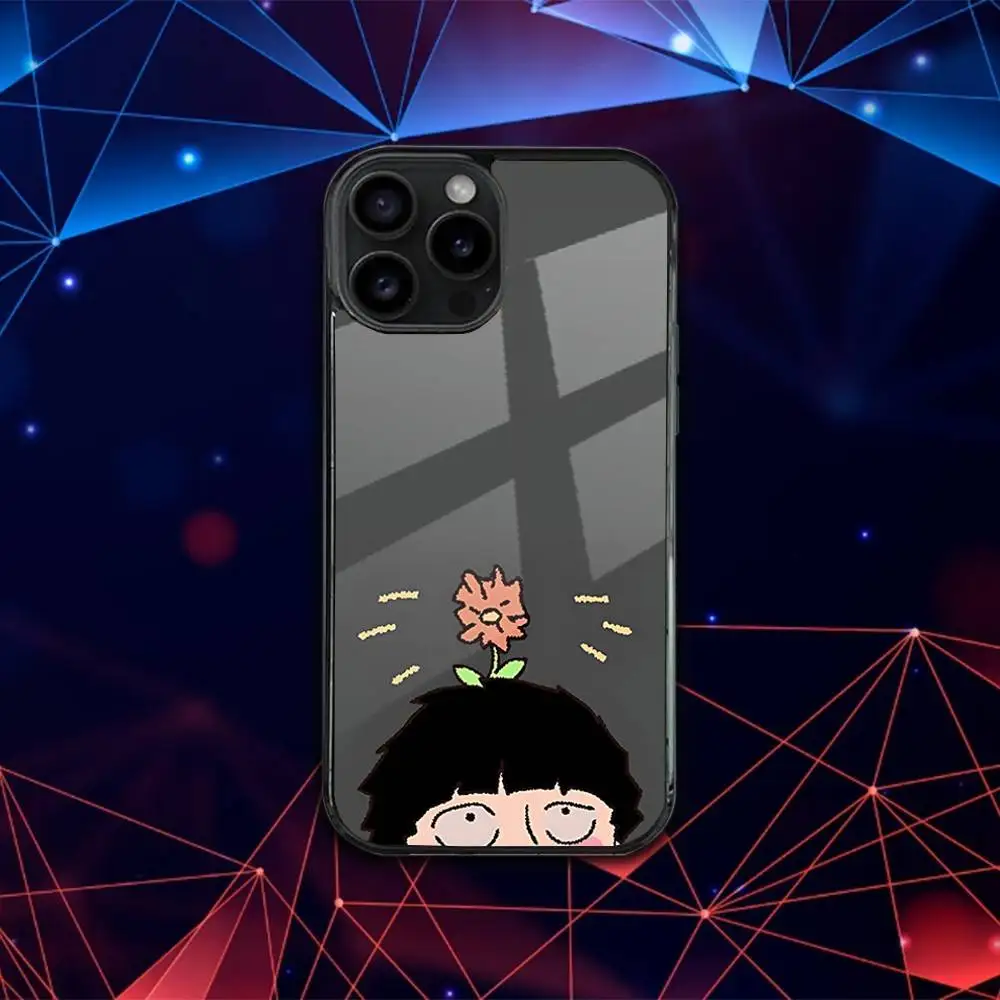 M-Mob Anime Psycho 100 Phone Case For iPhone 17,16,15,14,13,12,11,Pro,Max,Plus,Mini,SE4,E Magnetic Magsafe Wireless Charging