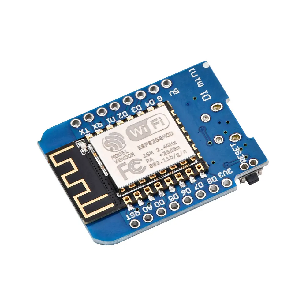 D1 Mini ESP8266 ESP-12F WiFi Development Board CH340G 6 PIN Based on ESP8266 5V 1A Switching Power Supply