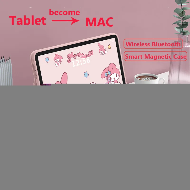 

for IPad Pro 13 2025 M5 Air 13 Inch M3 & M2 2024 Pro 12.9 Inch Keyboard with Case Bluetooth Leather Soft Shell with Pen Holder