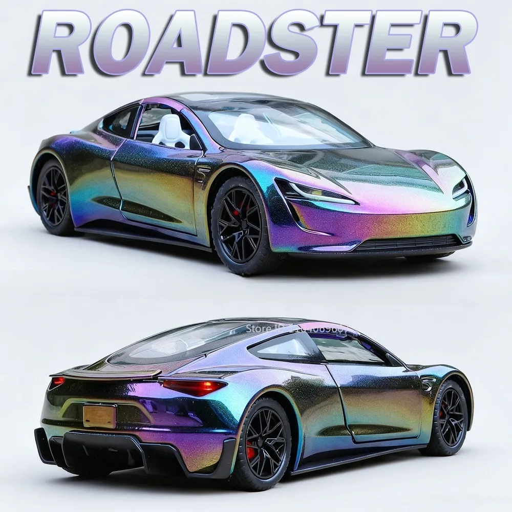 

1:24 Модель родстера URUS, игрушечные спортивные автомобили, литой под давлением сплав, гальванические суперкары, звуковой свет, двери с открытым отверстием для детей, подарки