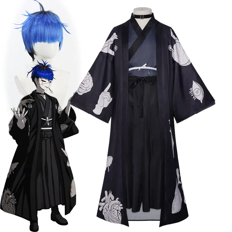 

Костюмы Hundred Line Omokage Yugamu, комплект кимоно для косплея, парики, Академия последней обороны, Comic-con, ролевая игра, размер унисекс на Хэллоуин