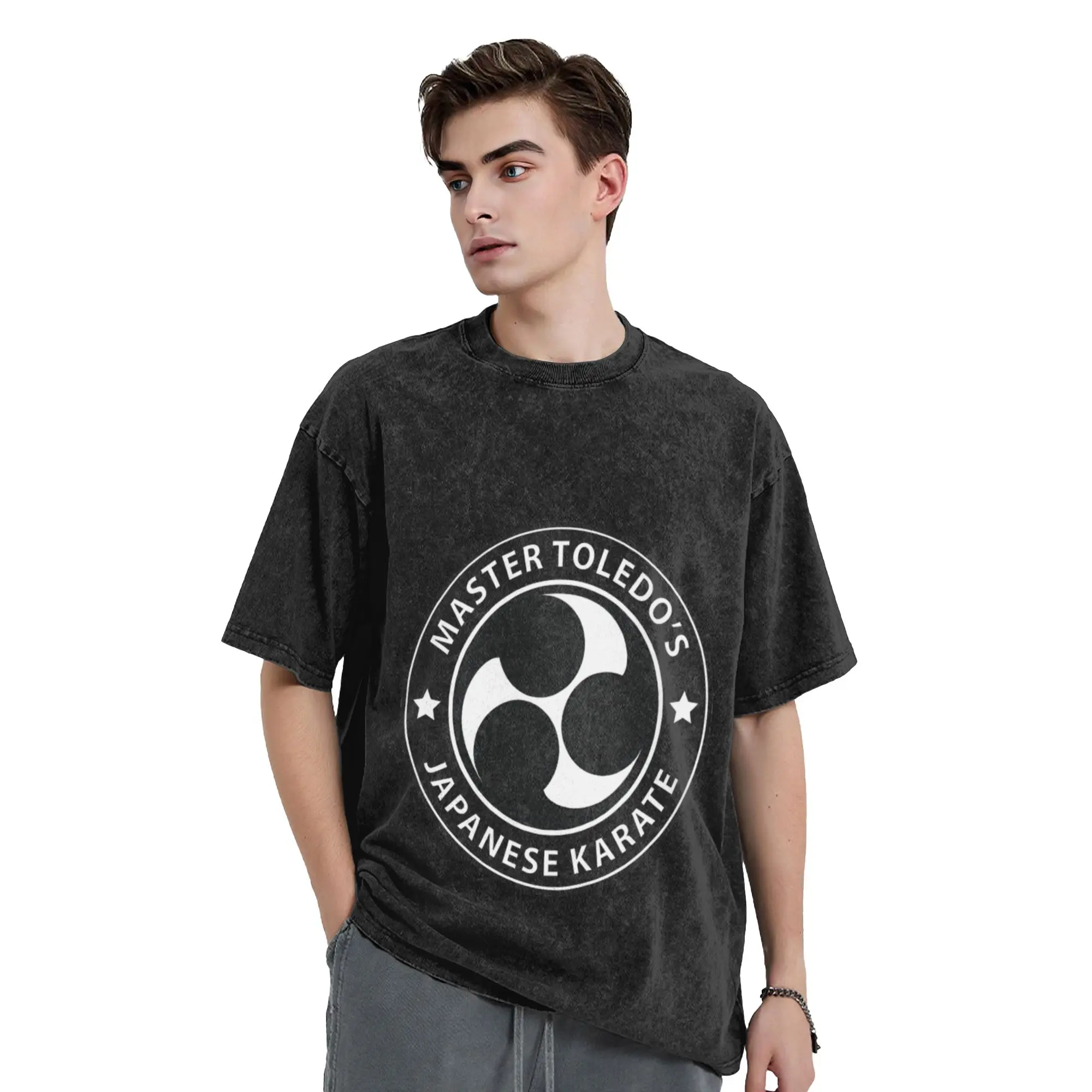 Minimalist Main Logo Design for Branding and Identity  Classic Chic A Washed T Shirt Men's Women's Oversized Cotton Tees Tops