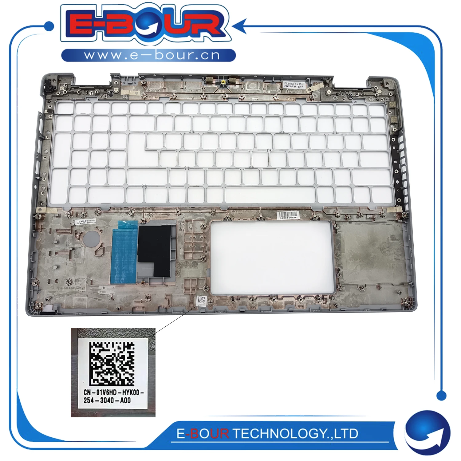 Laptop Palmrest for 5531 E5531 3571 01V6HD Top Case with SC Card Slot C Cover Keyboard Bezel House W/O Touchpad New