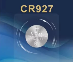 

Cr927 button cell battery 3v lithium battery for electronic quartz watches, toys, and remote controls