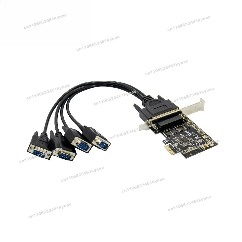 convient-pour-la-carte-de-port-serie-pci-e-interface-pcie-vers-rs232-com-carte-d'extension-a-4-ports-de-controle-industriel-ax99100