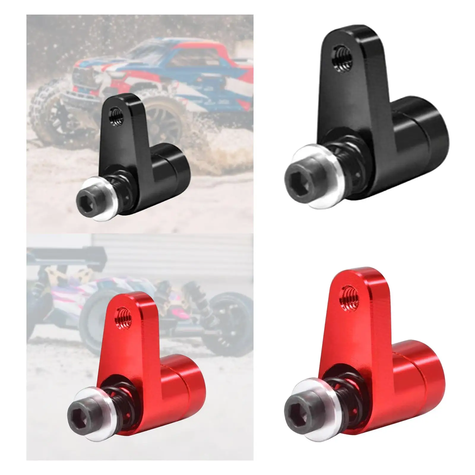 RC Auto Servo Stuurarm Eenvoudig te Installeren Onderdelen DIY voor Model 1/18 Typhon Grom Vrachtwagens 1/18 Graniet Grom 1/14 Mini Grom