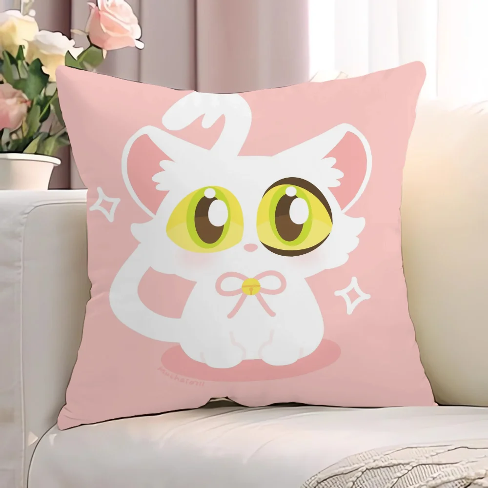 S-suzume Chair Cushion Cover 45x45cm SuzumeS Covers for Bed Pillows Decorative Pillowcases 40x40 Short Plush Pillow Hugs Sofa