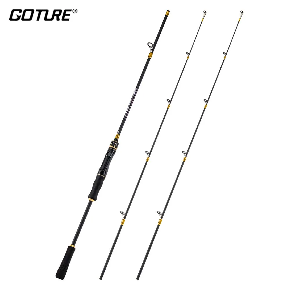 

Goture PROWESS Double Tip Fishing Rod 1.65m 1.8m 2.1m 2.4m Spinning rods M Power Saltwater Freshwater Lure 5-30g Travel Tackle