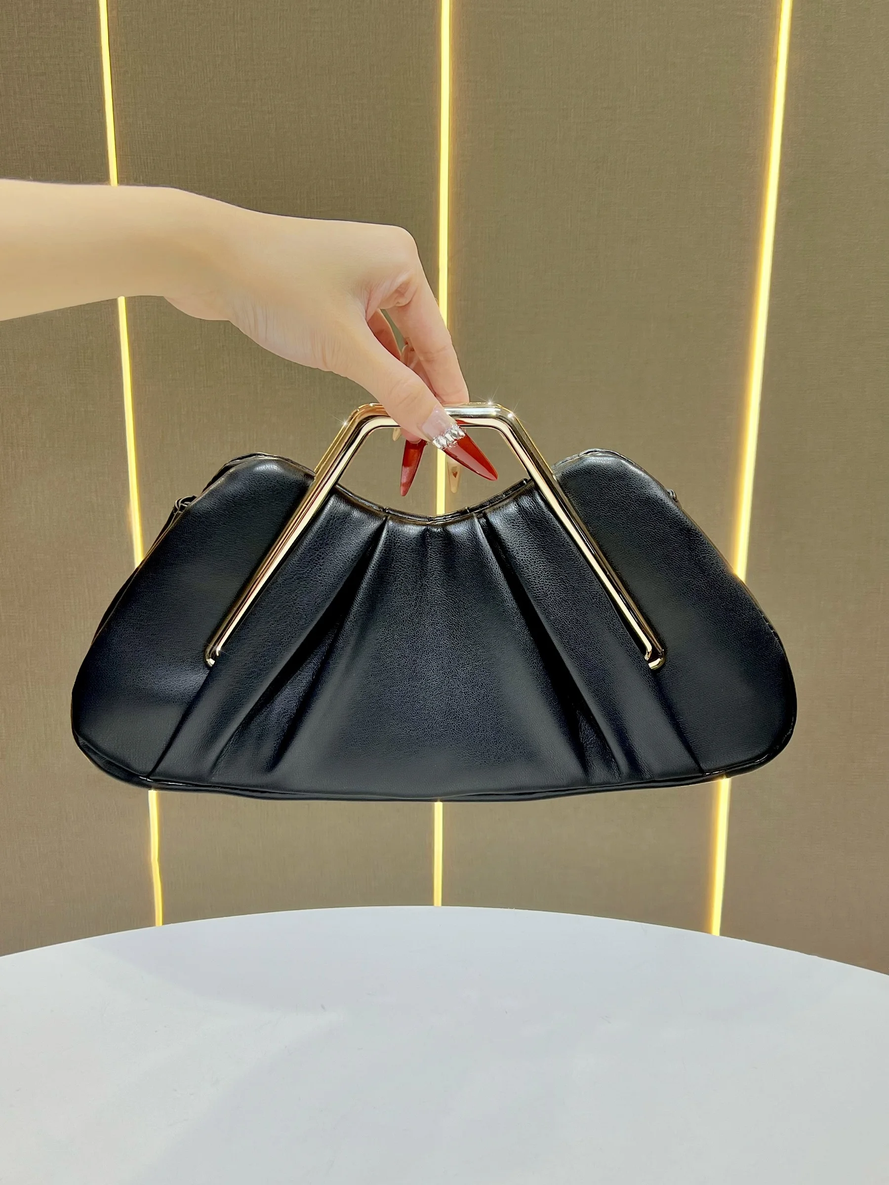 

Модная сумка-облако MissingYou Ele, складная сумка через плечо для вечерних выходов, мягкая полиэстеровая молодежная сумка