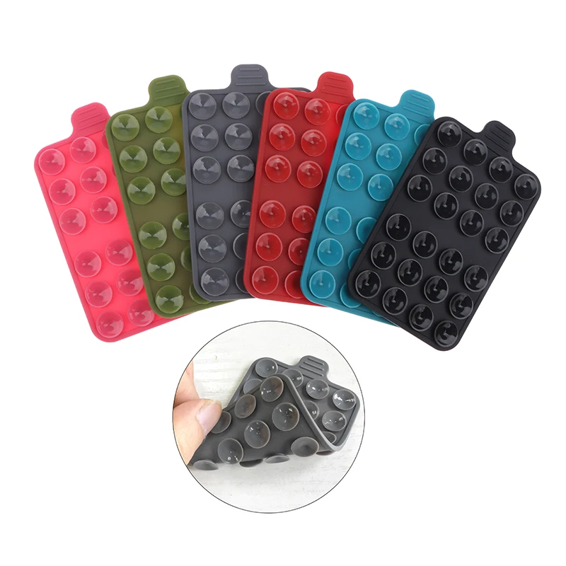 Backed Adhesive Silicone Rubber Sucker Pad For Fixed Pad Double Side Silicone Suction Pad For Mobile Phone Fixture Suction Cup