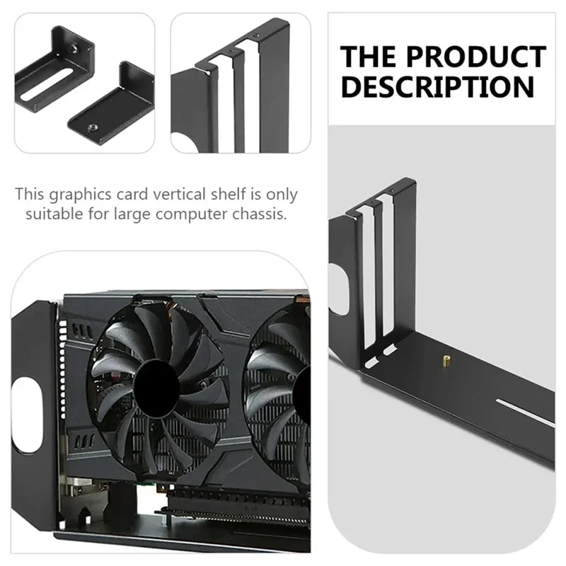 Desktop Video Card Extension Bracket For Graphics Card Holder Vertical Stand Case PCI-E GPU Extension Wire Vertical Bra