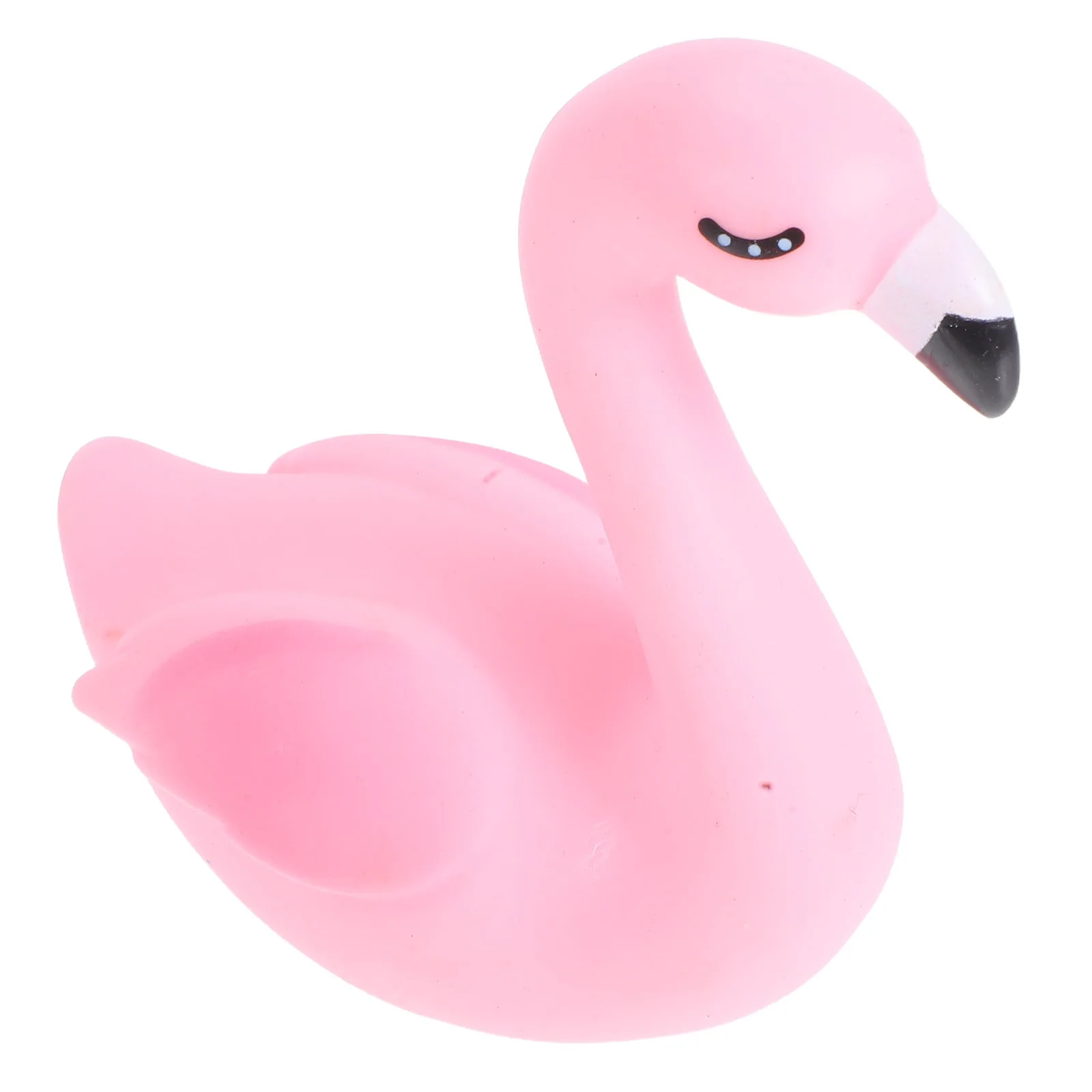 

Pink Flamingo Cake Topper Vinyl Wedding Shower Birthday Christmas Decoration Sturdy Non-Edible Reusable Animal For Girls