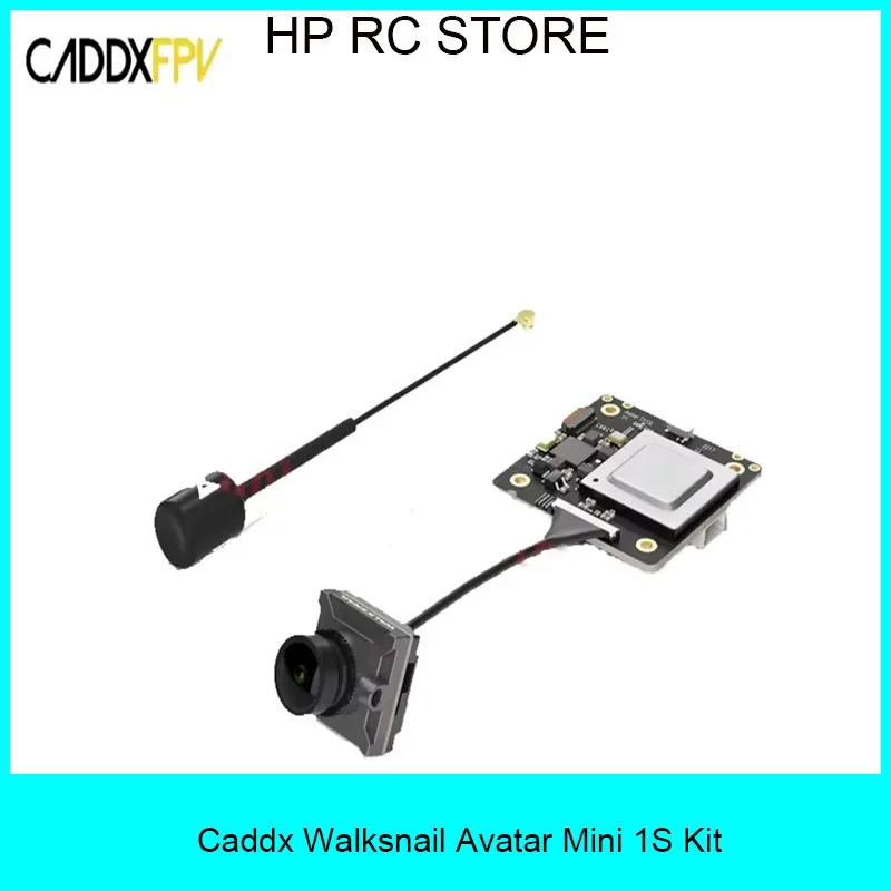 

Комплект Caddx Walksnail Avatar Mini 1S FPV — 1080P/60 кадров/с, 350 мВт, низкая задержка 22 мс, встроенный накопитель 8 ГБ для гоночного дрона Tinywhoop