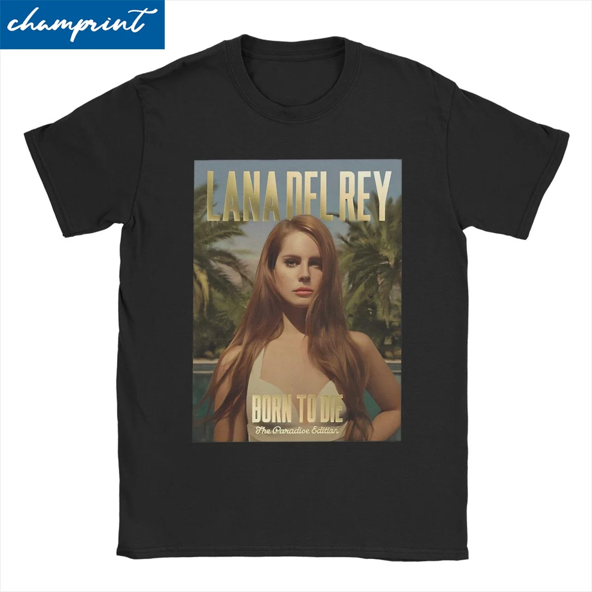 Lana Del Rey Born To Die Men Women's T Shirt Ultraviolence Hip Hop Music Album Vintage Tee Shirt T-Shirt Pure Cotton Graphic Top