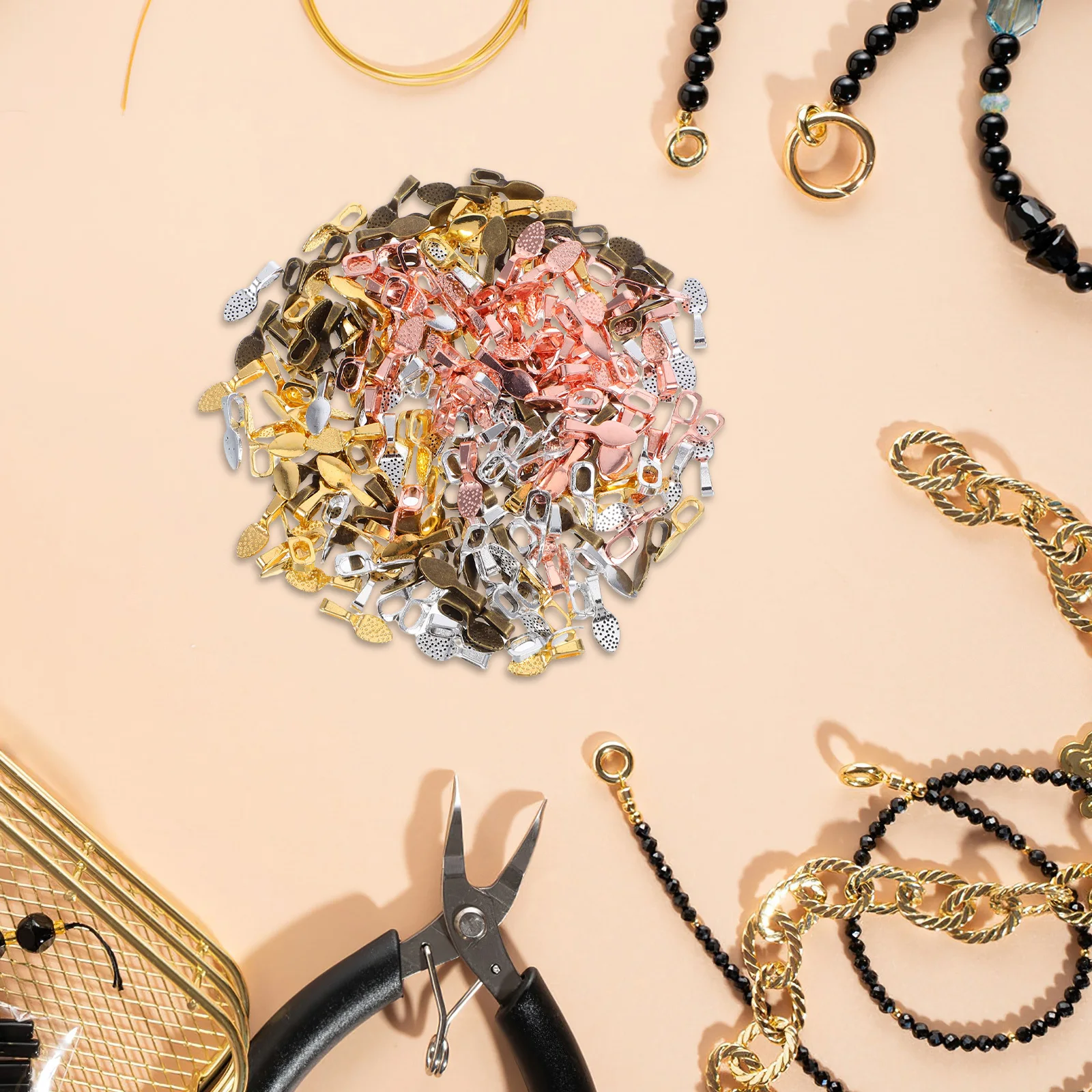 

200 шт., подвеска для ювелирных изделий, залог, плоский овальный круглый клей на залог, очаровательные разъемы, ожерелье, принадлежности для изготовления ювелирных изделий своими руками