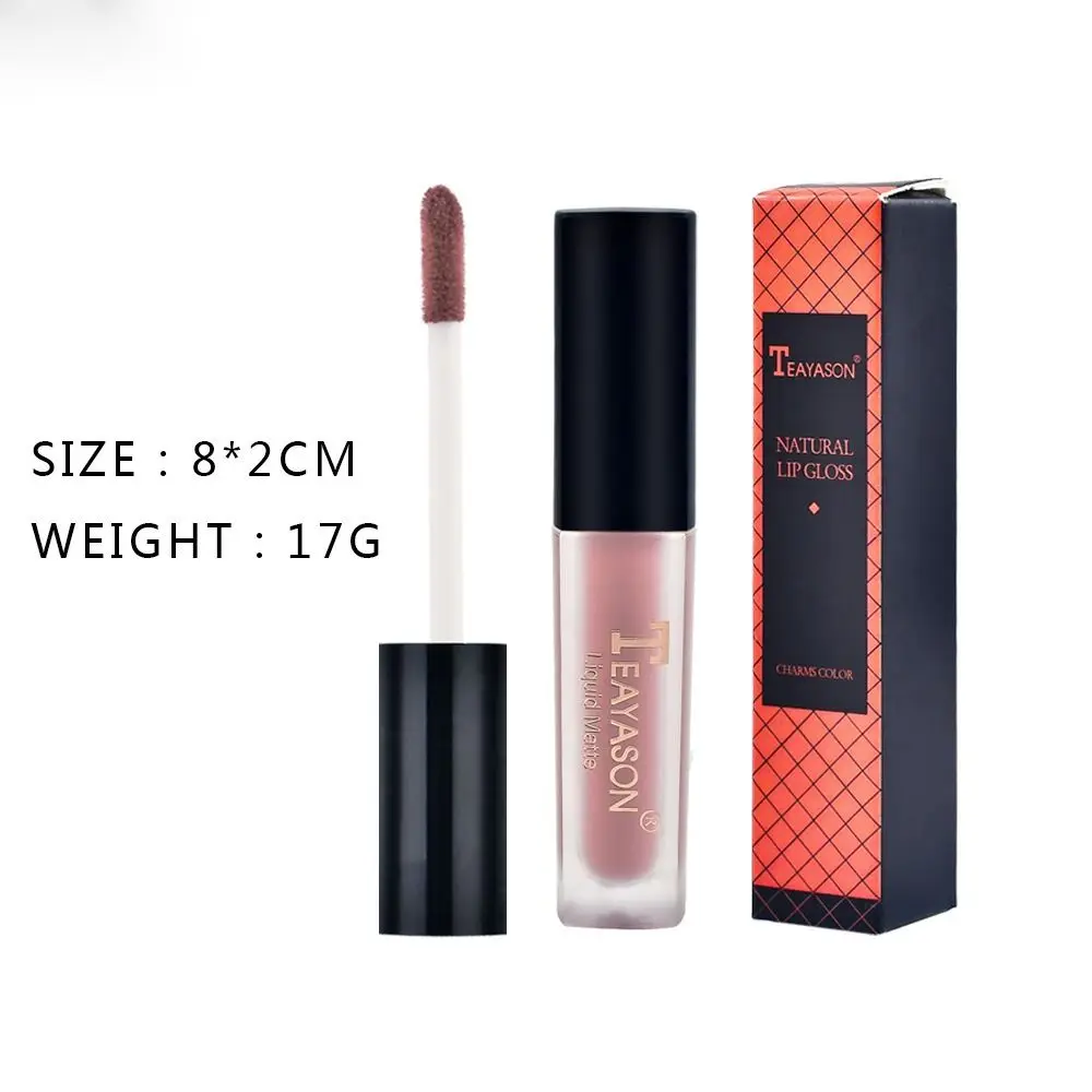 Rouge à lèvres hydratant Nude 256 pour femme, gloss Jules, longue durée, imperméable, glaçure