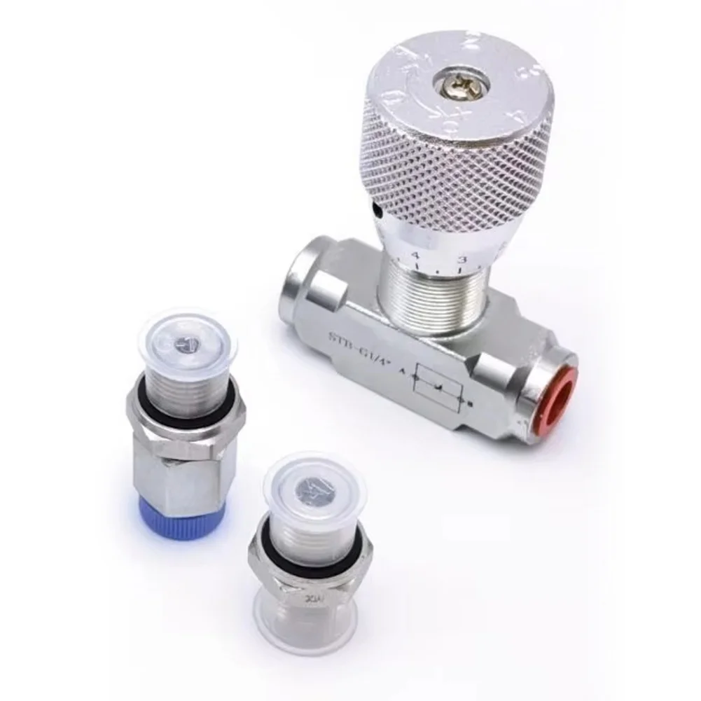 

Carbon Steel Two Way Hydraulic Throttle Valve with 08L Connector for Precise Flow Control 14 Inch or 38 Inch NPT Female Thread